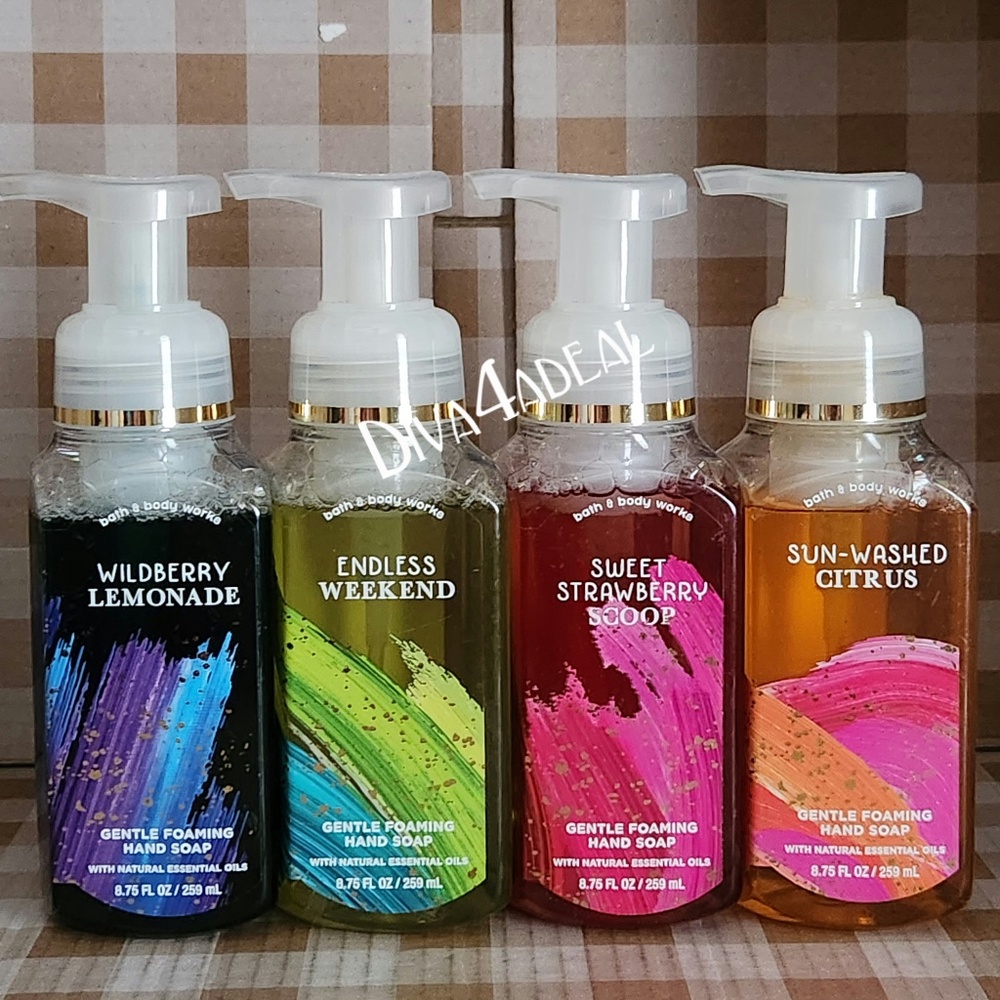 Bath & Body Works 4PC Foaming Hand Soaps
